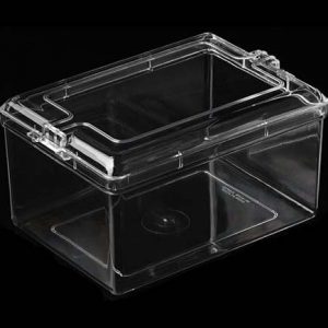 Rigid Clear Hard Plastic Containers with Friction Fit